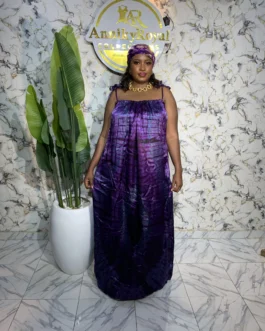 EMMA ADIRE SILK GOWN 006