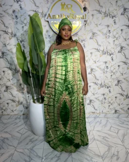 EMMA ADIRE SILK GOWN12